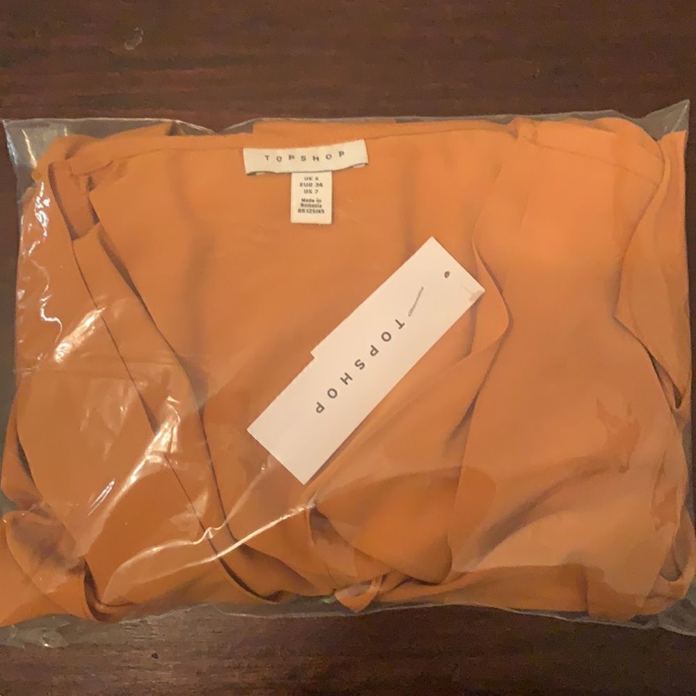 NWT TOPSHOP Tiffany Knot Mini Dress US 2 - Picture 4 of 5